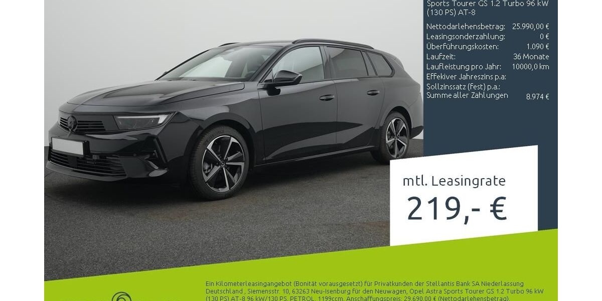 Opel Astra 1.500 km 25.489 &euro; Borken 46325