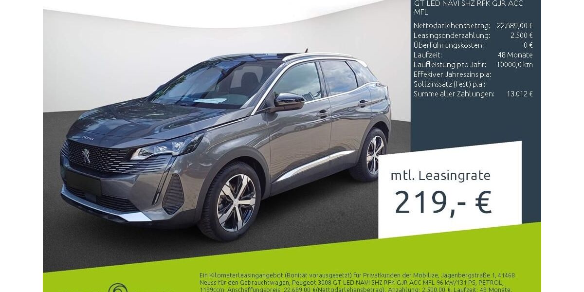 Peugeot 3008 39.565 km 23.189 &euro; Borken 46325