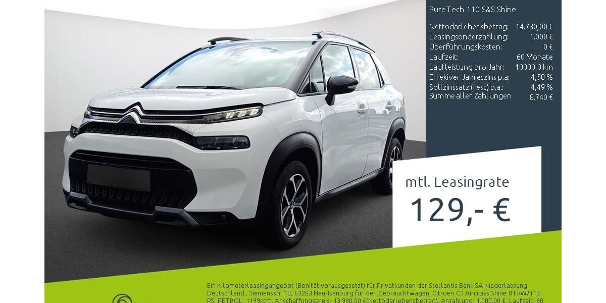 Citroen C3 Aircross 24.249 km 14.730 &euro; Borken 46325