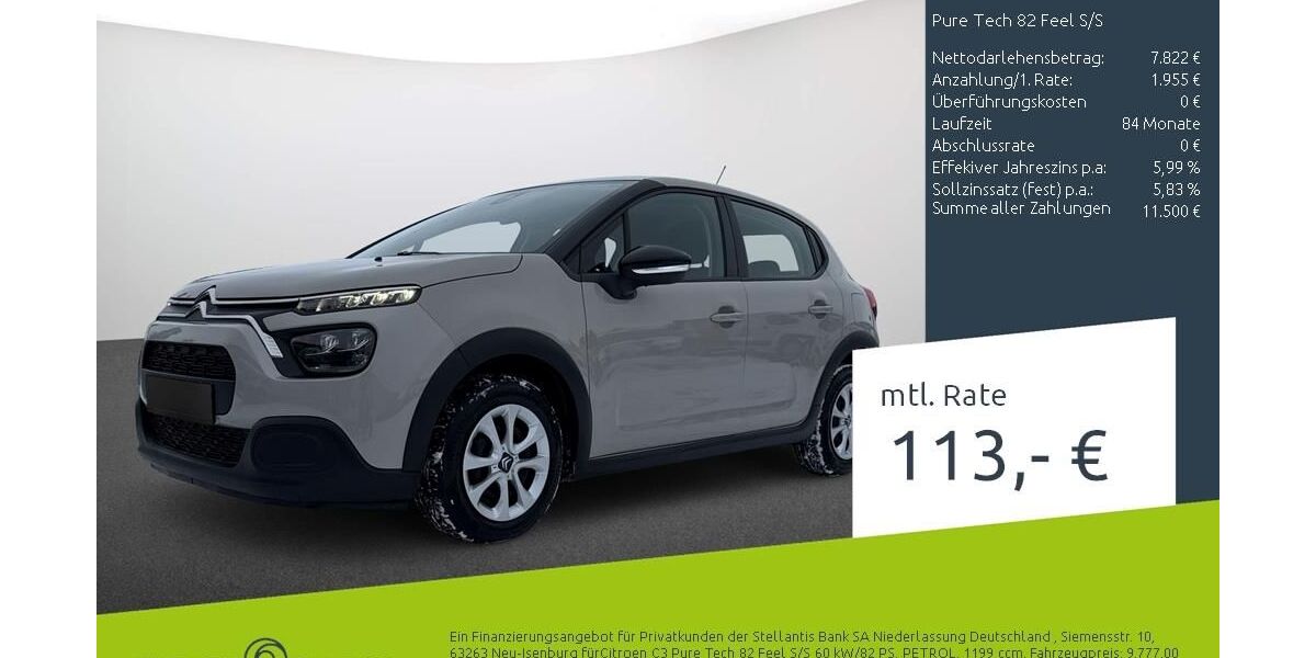 Citroen C3 90.109 km 9.777 &euro; Bocholt 46395