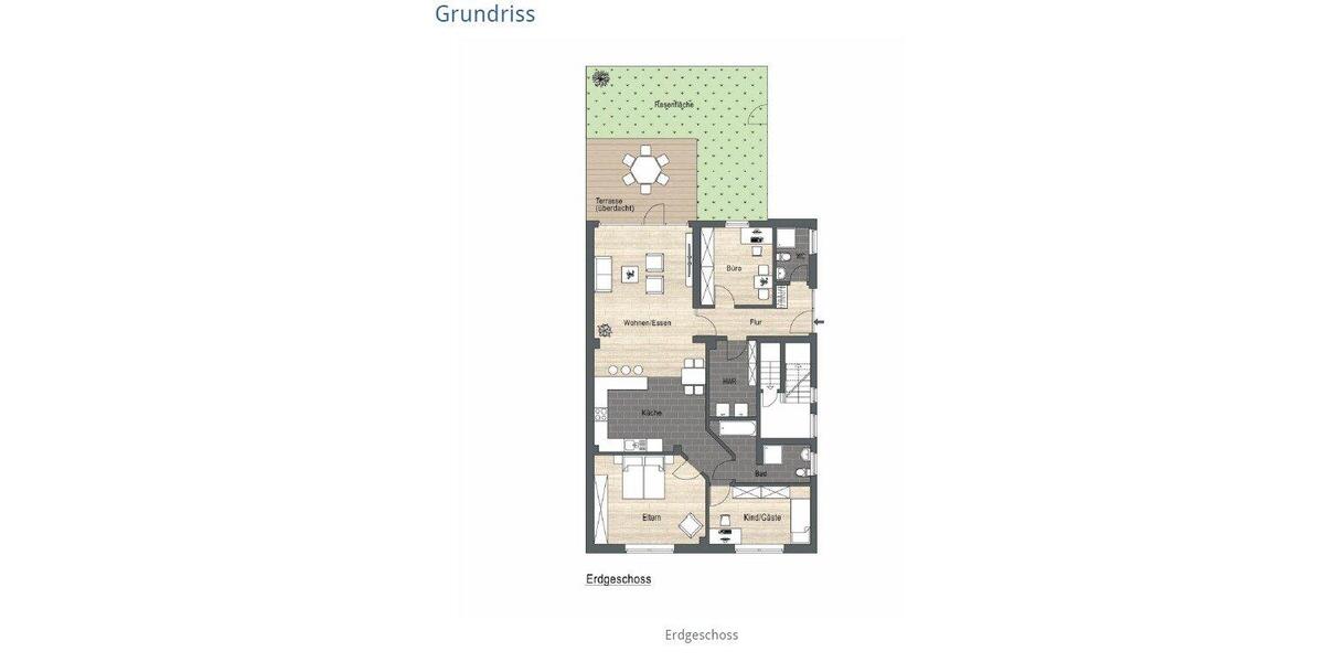 Erdgeschoßwohnung Bocholt Feldmark - 4 Zimmer, 126 m&sup2;, 1.400&euro; | Angebot:26669661