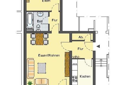 Wohnung Dorsten - 2 Zimmer, 64 m&sup2;, 549&euro; | Angebot:25988812