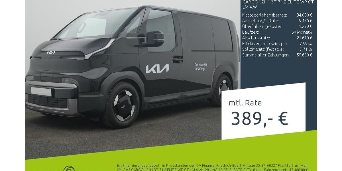 Kia PV5 2.500 km 43.388 &euro; Borken 46325