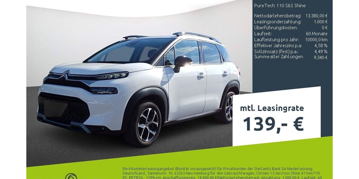 Citroen C3 Aircross 11.610 km 13.200 &euro; Bocholt 46395