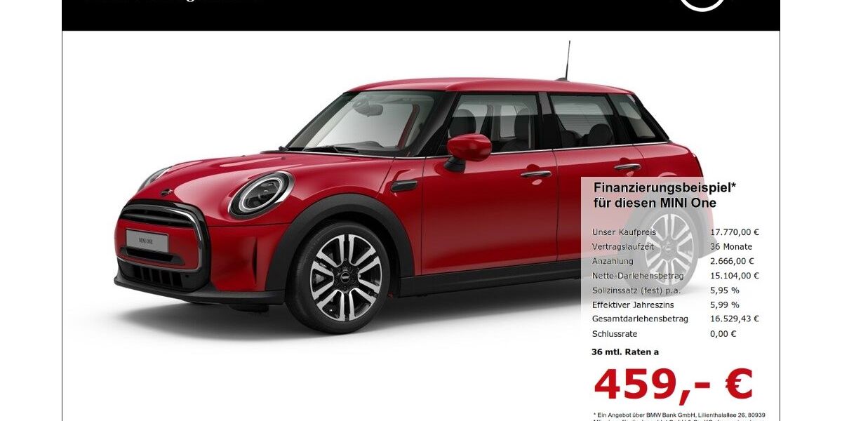 Mini ONE 55.735 km 17.770 &euro; Borken 46325