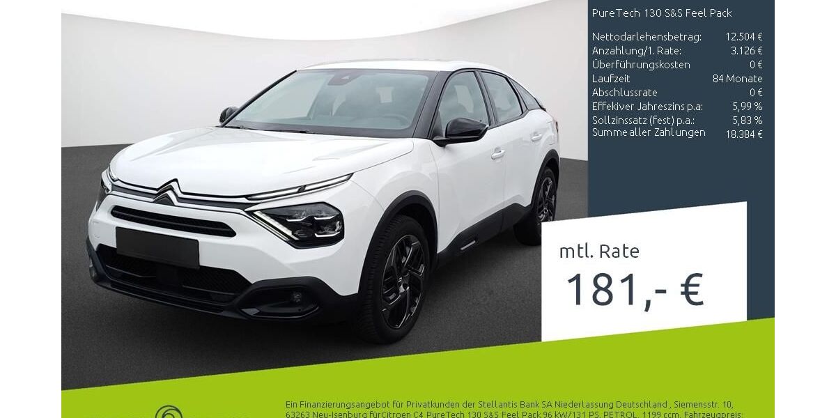 Citroen C4 13.508 km 15.630 &euro; Borken 46325