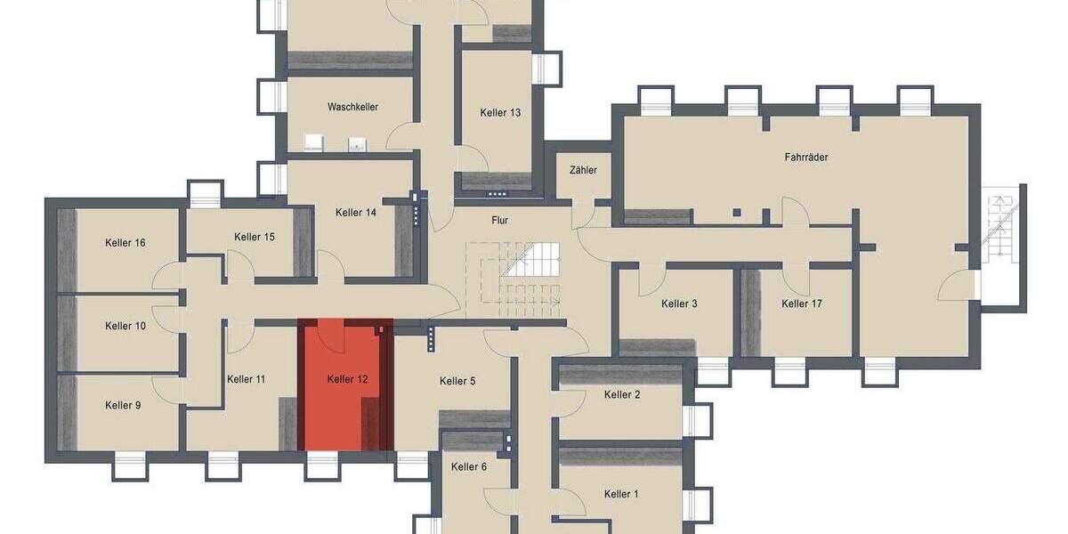 Etagenwohnung Bocholt Stenern - 3 Zimmer, 78 m&sup2;, 169.000&euro; | Angebot:25695766