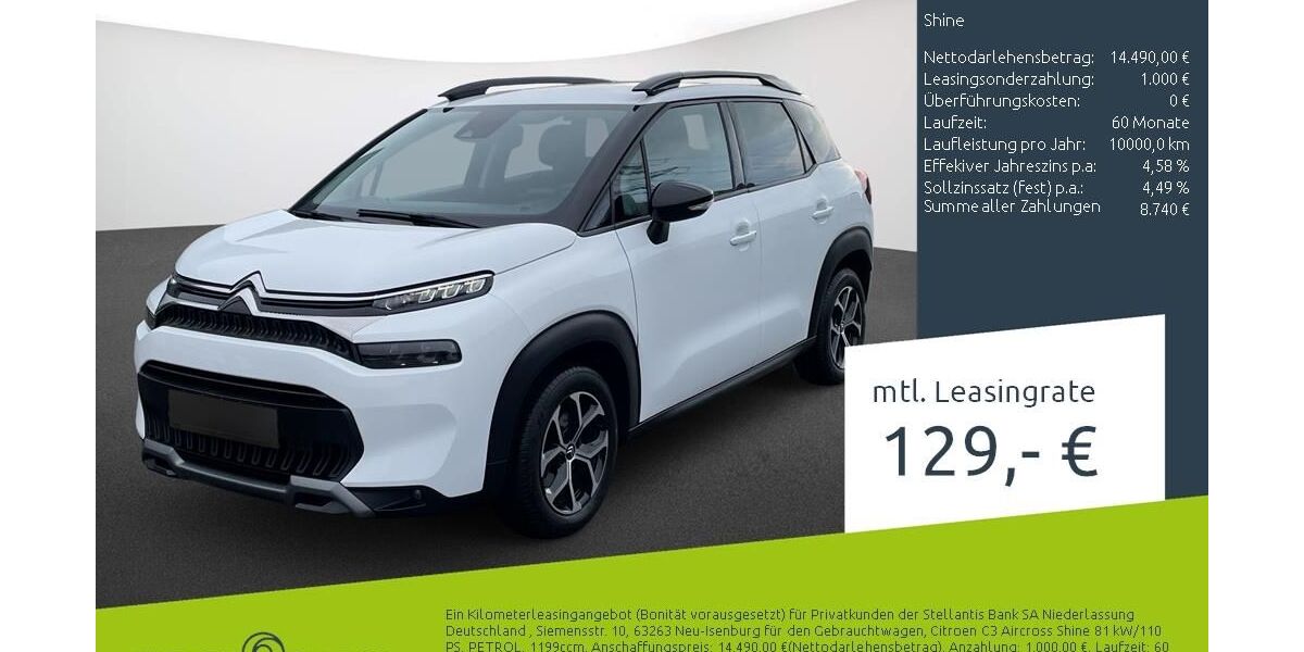 Citroen C3 Aircross 21.176 km 14.489 &euro; Borken 46325