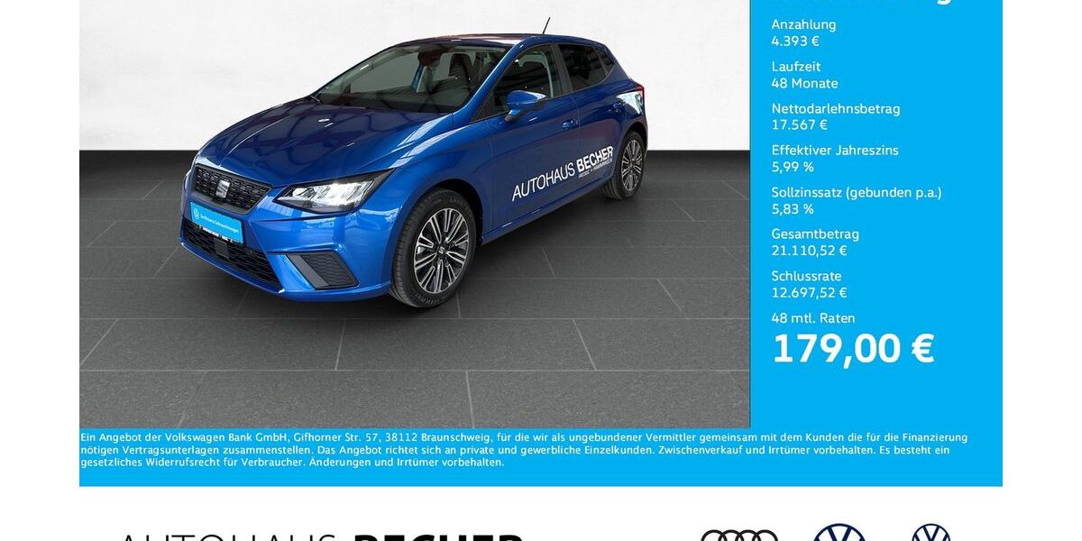 Seat Ibiza 10.500 km 21.960 &euro; Wesel 46485