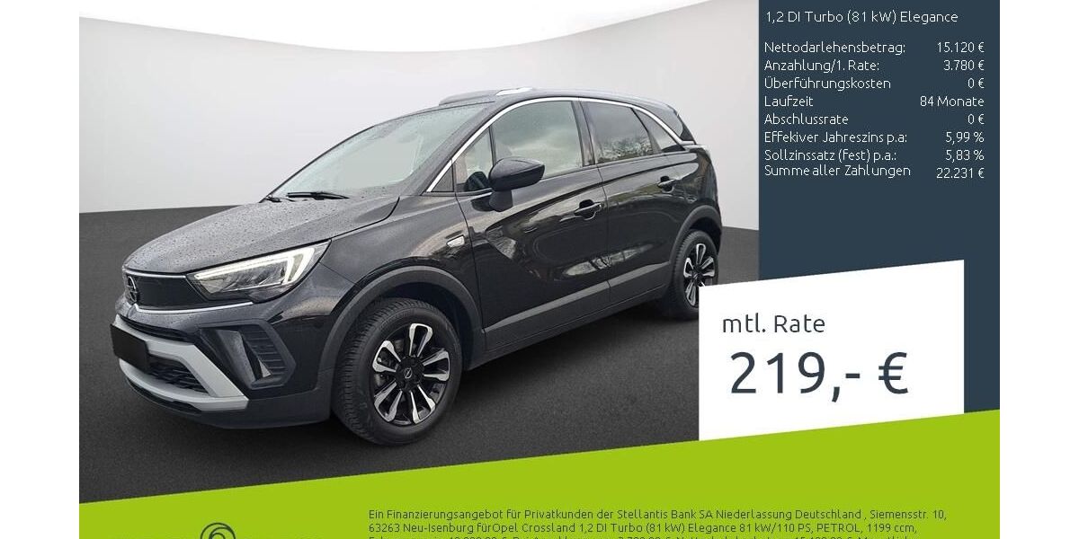 Opel Crossland (X) 27.429 km 18.900 &euro; Bocholt 46395