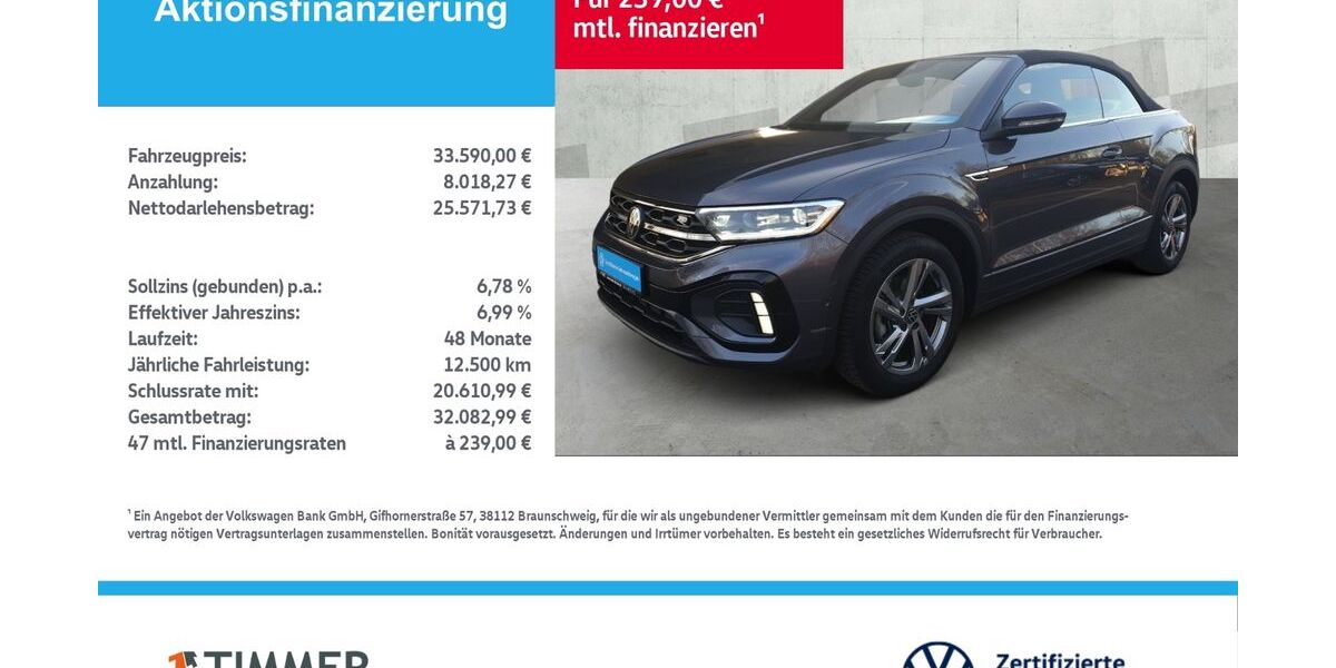 VW T-Roc 25.081 km 33.590 &euro; Borken 46325