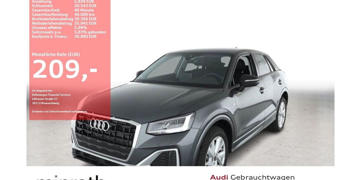 Audi Q2 1.977 km 30.380 &euro; Moers-Hülsdonk 47441