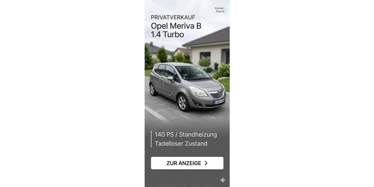 Opel Meriva 150.000 km 5.800 &euro; Gladbeck 45964
