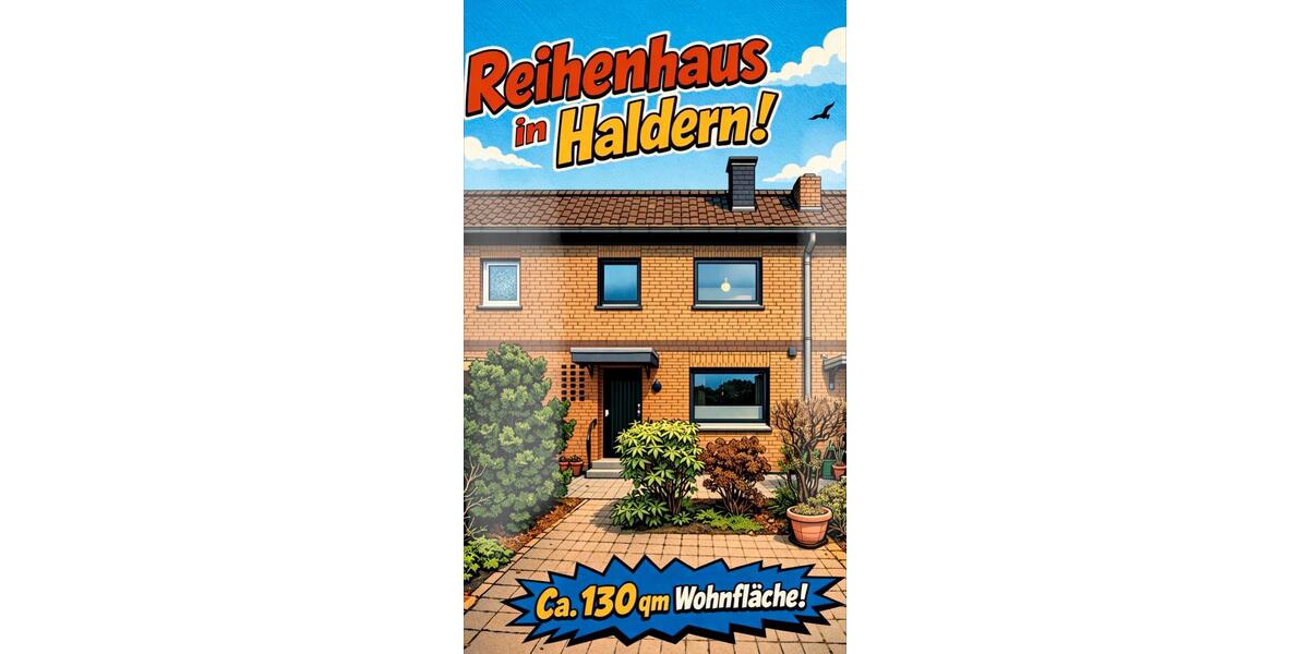 Reihenhaus Rees - 5 Zimmer, 130 m&sup2;, 1.300&euro; | Angebot:25285845