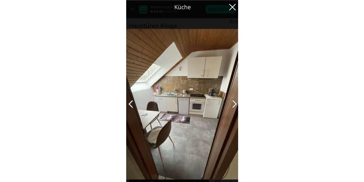 Dachgeschoßwohnung Moers Rheinkamp - 2 Zimmer, 55 m&sup2;, 140.000&euro; | Angebot:26025279