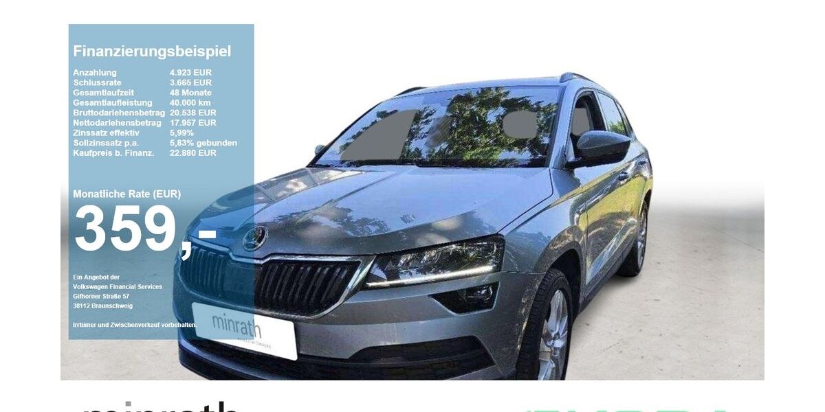 Skoda Karoq 74.862 km 22.880 &euro; Geldern 47608