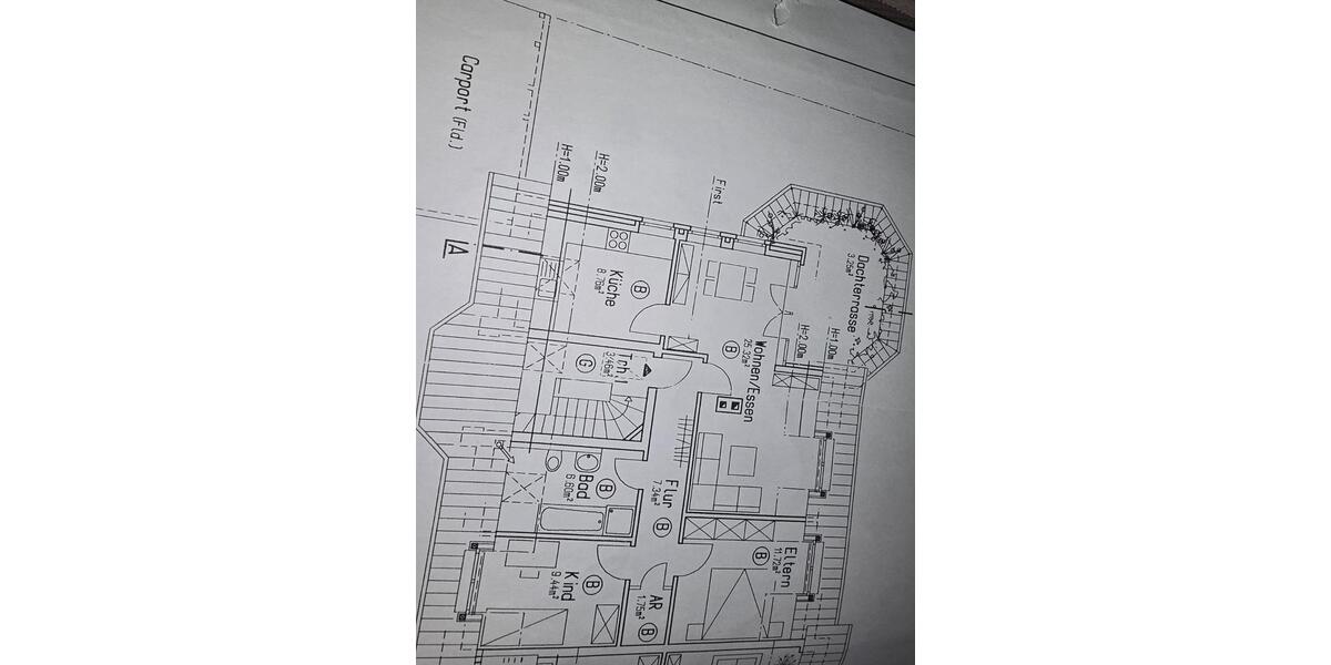 Dachgeschoßwohnung Hamminkeln - 3.5 Zimmer, 78 m&sup2;, 600&euro; | Angebot:25934354