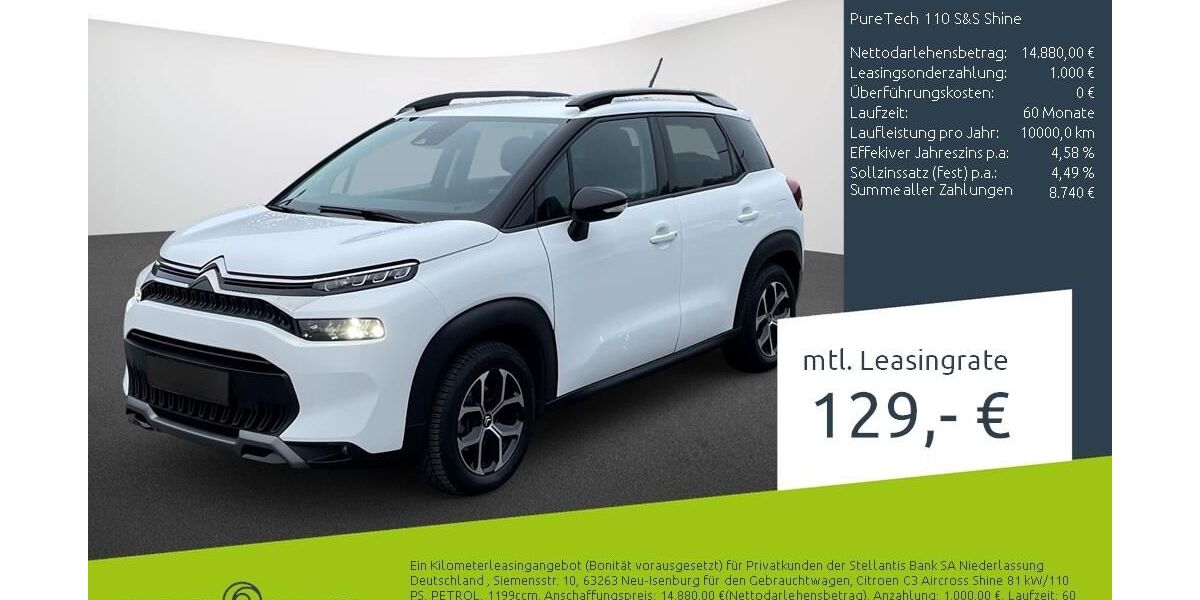 Citroen C3 Aircross 11.395 km 13.889 &euro; Borken 46325
