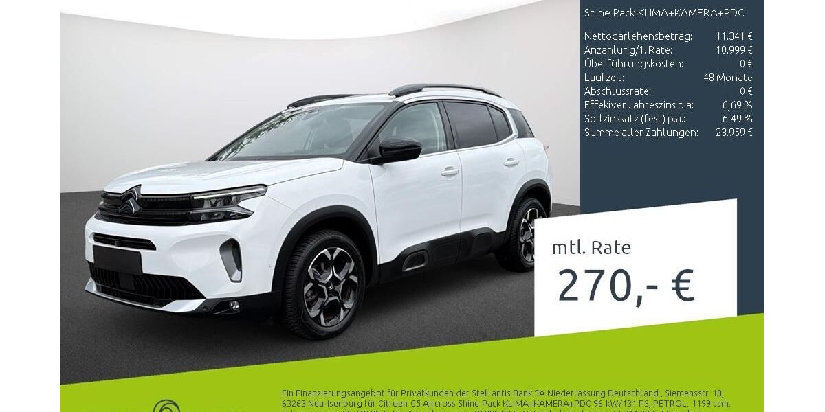 Citroen C5 Aircross 28.105 km 22.340 &euro; Borken 46325