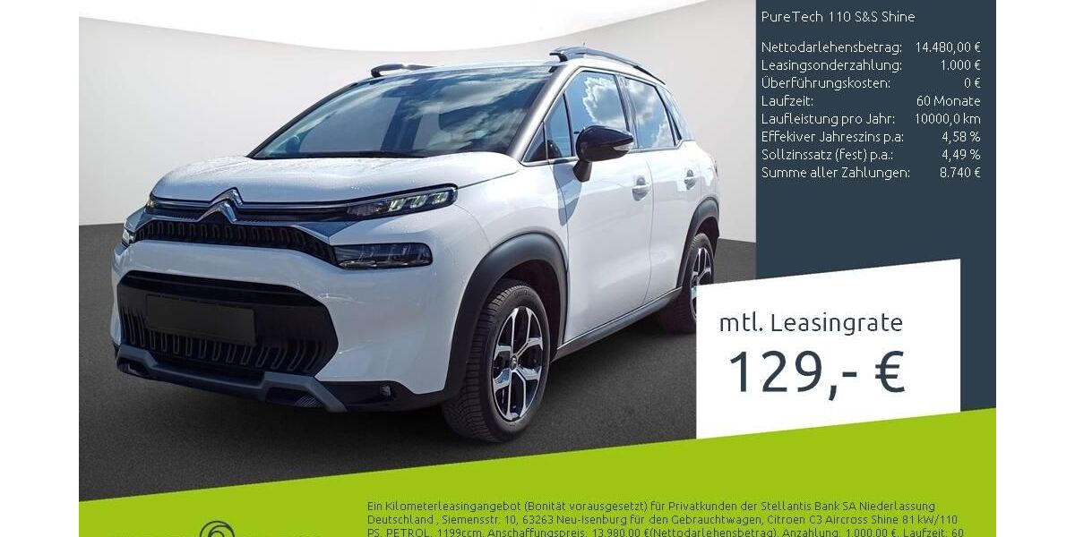 Citroen C3 Aircross 23.177 km 14.489 &euro; Borken 46325