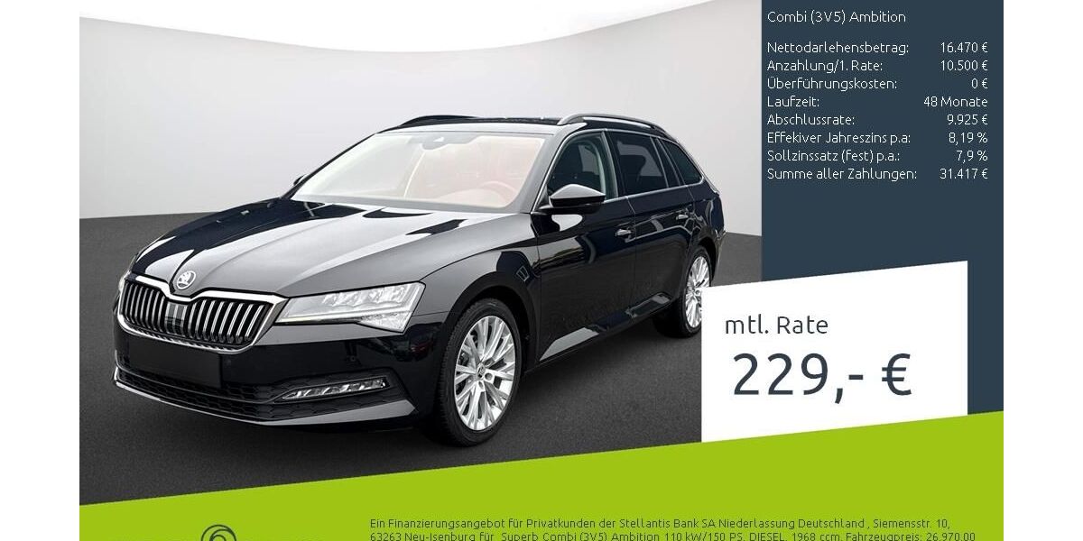 Skoda Superb 52.000 km 26.970 &euro; Bocholt 46395