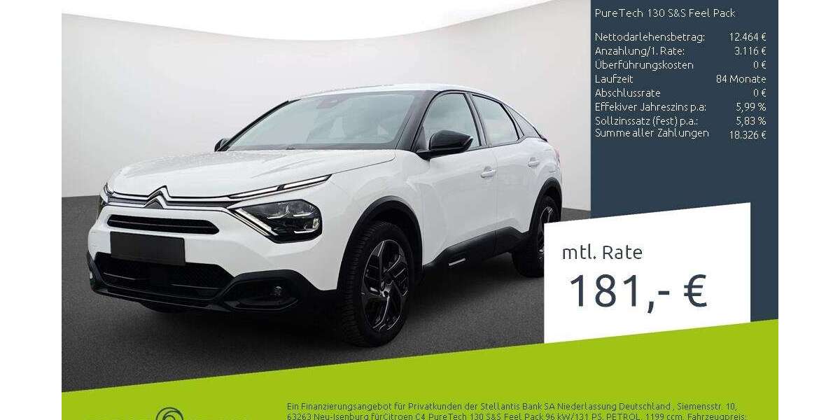 Citroen C4 24.765 km 15.580 &euro; Borken 46325