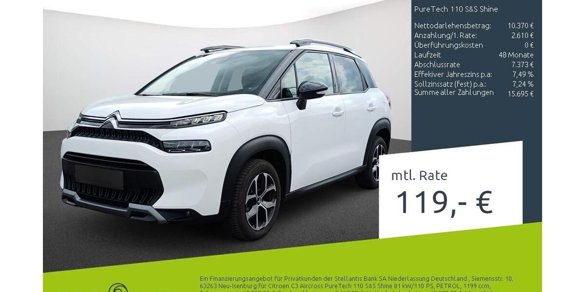 Citroen C3 Aircross 61.826 km 12.160 &euro; Bocholt 46395