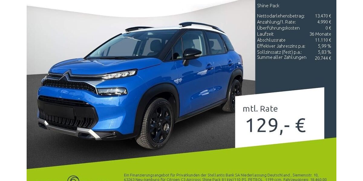 Citroen C3 Aircross 20.026 km 19.339 &euro; Borken 46325