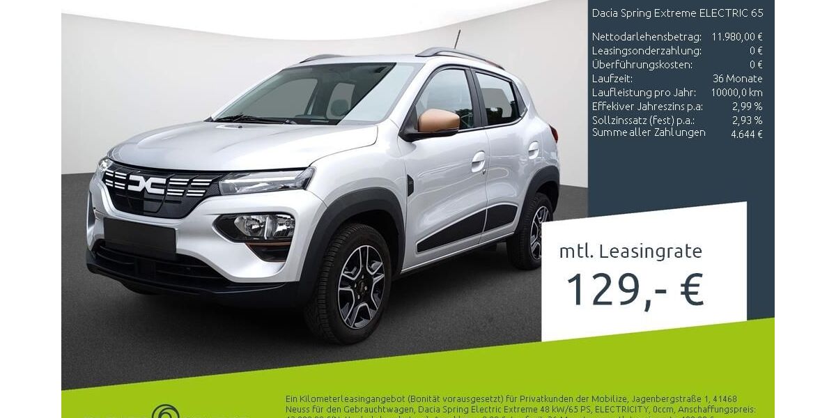 Dacia Spring 18.391 km 10.630 &euro; Borken 46325