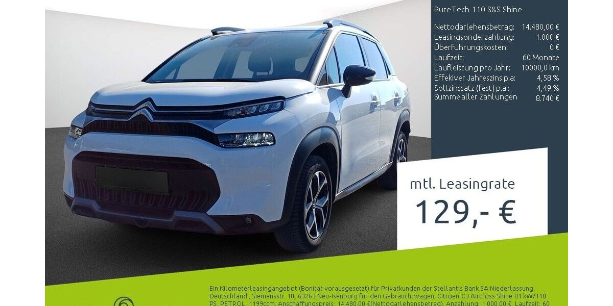 Citroen C3 Aircross 30.658 km 14.480 &euro; Bocholt 46395