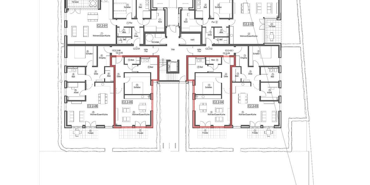 Erdgeschoßwohnung Bocholt - 2 Zimmer, 70 m&sup2;, 870&euro; | Angebot:25869900