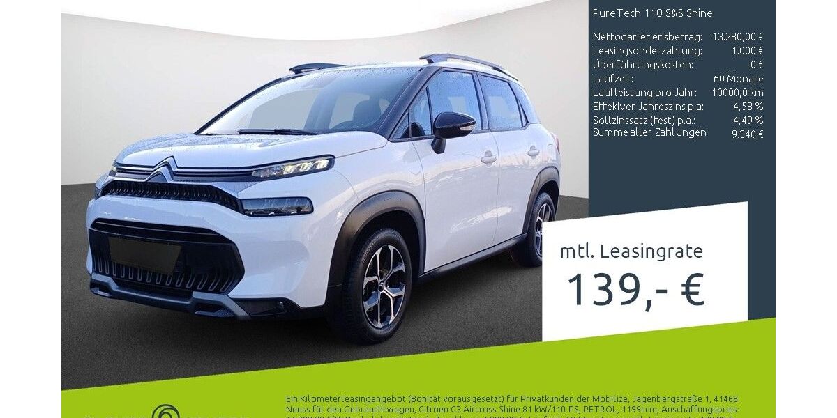 Citroen C3 Aircross 22.357 km 12.930 &euro; Bocholt 46395