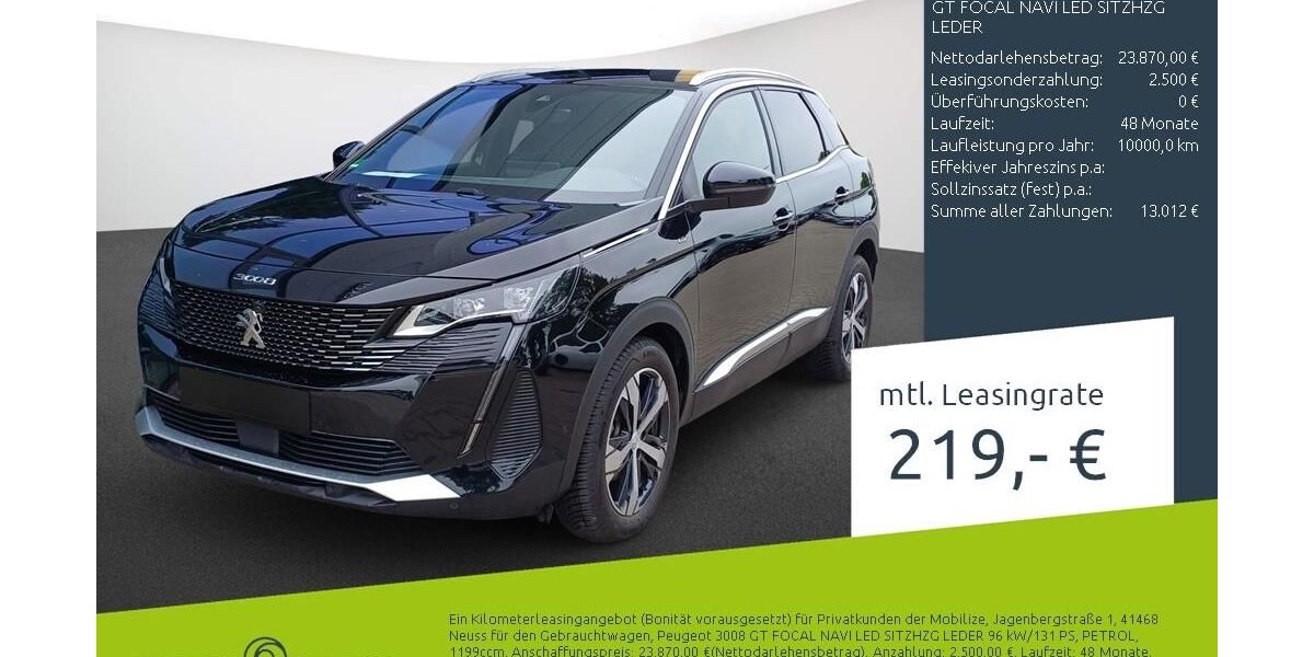 Peugeot 3008 21.120 km 24.398 &euro; Borken 46325