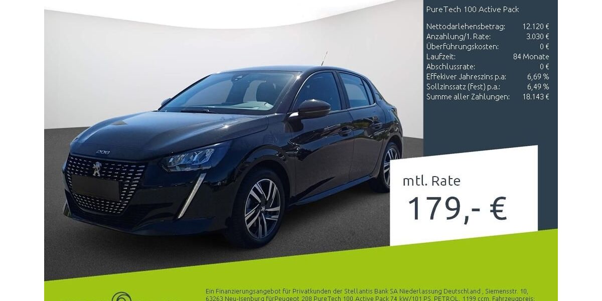 Peugeot 208 14.432 km 15.150 &euro; Bocholt 46395