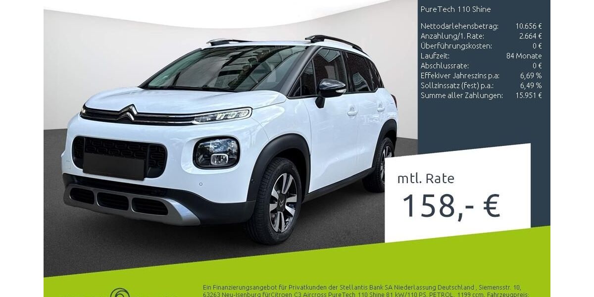 Citroen C3 Aircross 21.495 km 13.488 &euro; Bocholt 46395