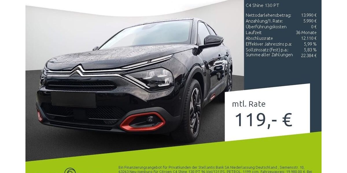 Citroen C4 14.899 km 19.640 &euro; Borken 46325