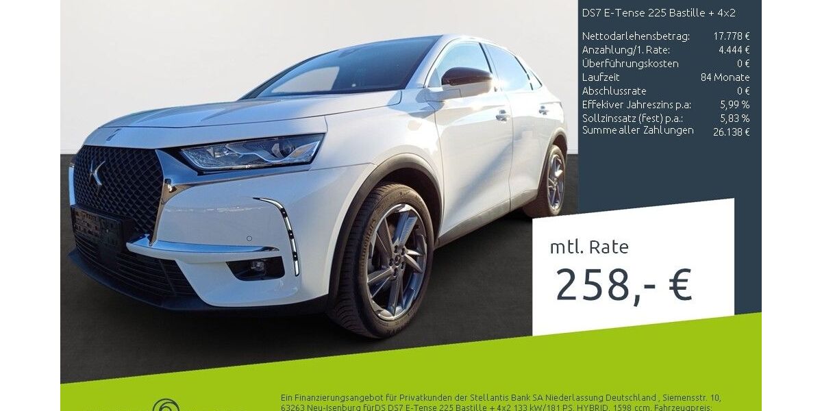DS Automobiles DS7 (Crossback) 32.291 km 21.410 &euro; Borken 46325