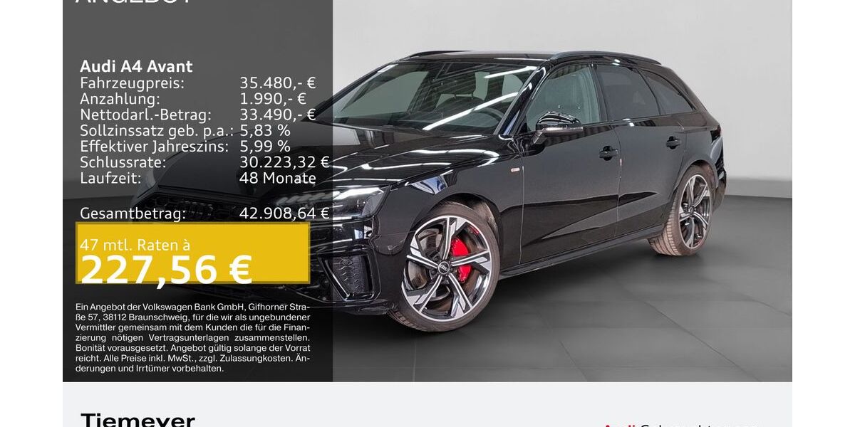 Audi A4 35.244 km 33.750 &euro; Oberhausen 46047
