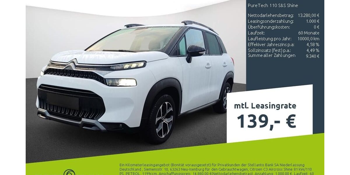 Citroen C3 Aircross 14.661 km 13.989 &euro; Borken 46325