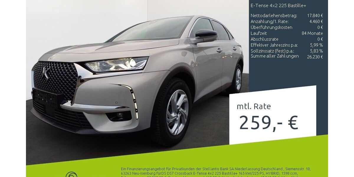DS Automobiles DS7 (Crossback) 41.947 km 21.630 &euro; Borken 46325
