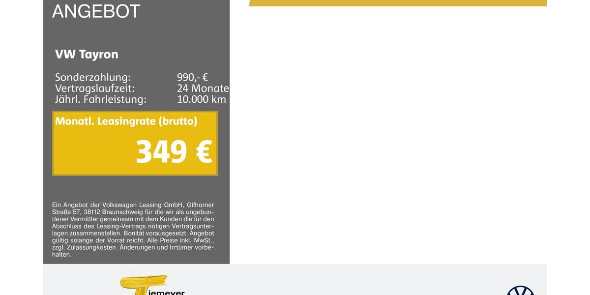 VW Tayron 13.239 km 35.290 &euro; Duisburg 47059