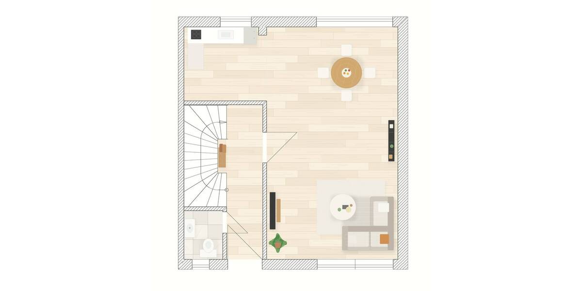 Reihenmittelhaus Wesel Flüren - 4 Zimmer, 82 m&sup2;, 327.000&euro; | Angebot:26318939