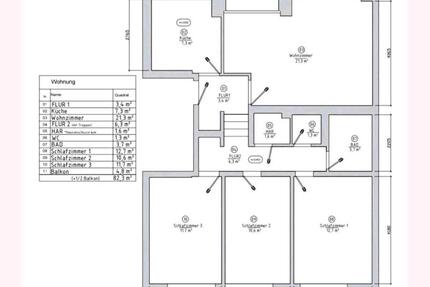 Wohnung Dorsten Alt-Wulfen - 4 Zimmer, 83 m&sup2;, 593&euro; | Angebot:25936393