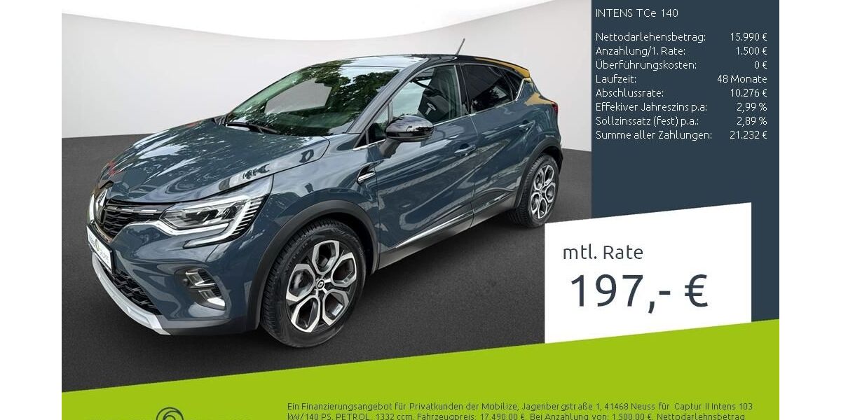 Renault Captur 10.062 km 17.320 &euro; Borken 46325