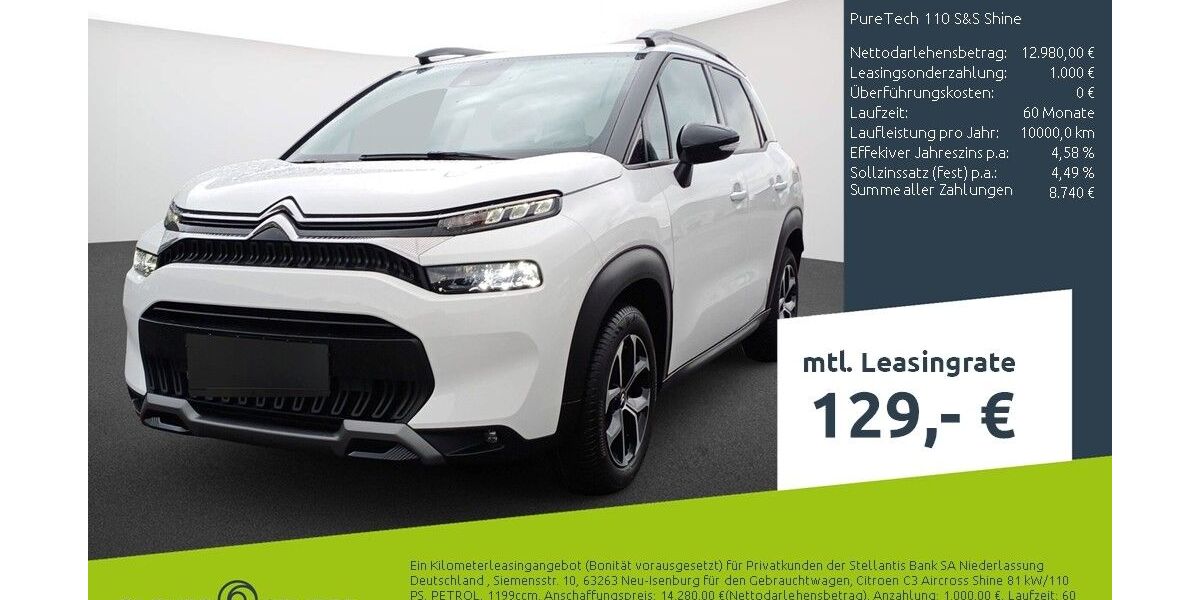 Citroen C3 Aircross 33.850 km 13.489 &euro; Bocholt 46395