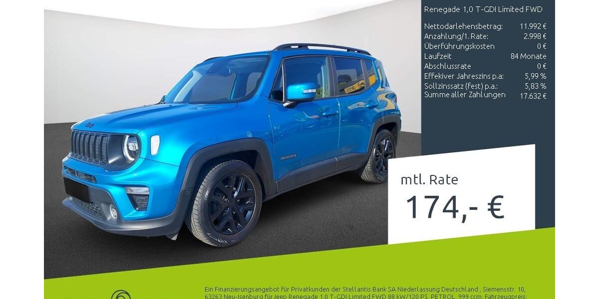 Jeep Renegade 52.823 km 14.990 &euro; Bocholt 46395
