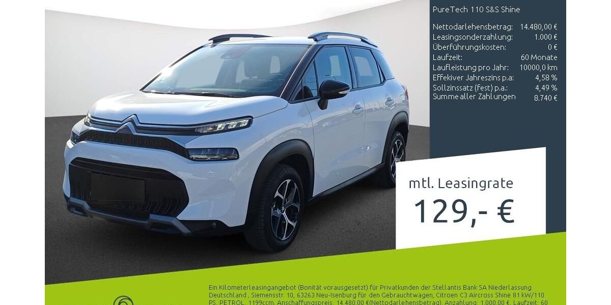 Citroen C3 Aircross 17.756 km 15.230 &euro; Borken 46325