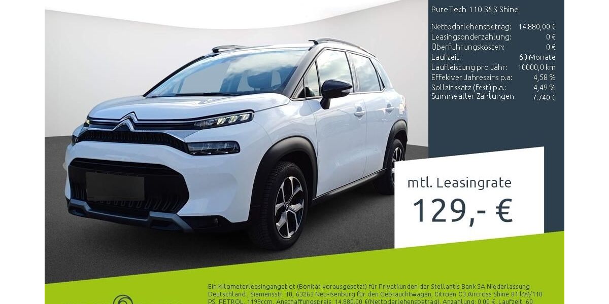 Citroen C3 Aircross 7.315 km 14.527 &euro; Borken 46325