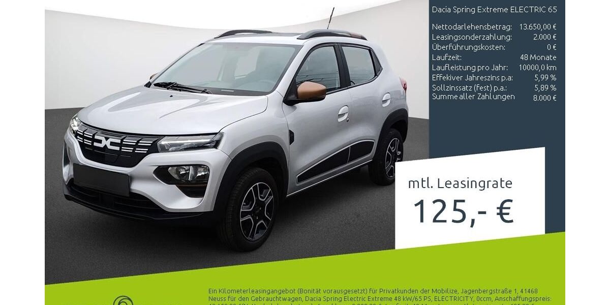 Dacia Spring 12.281 km 12.998 &euro; Borken 46325