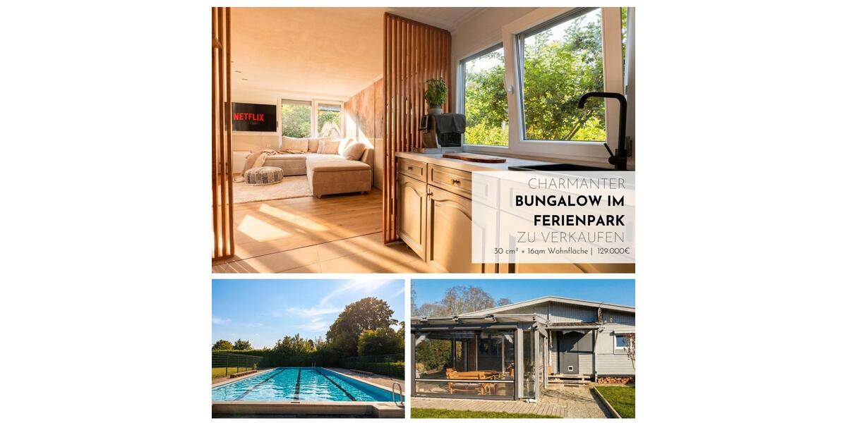 Bungalow Kevelaer Kervenheim - 1.5 Zimmer, 30 m&sup2;, 107.000&euro; | Angebot:26825700